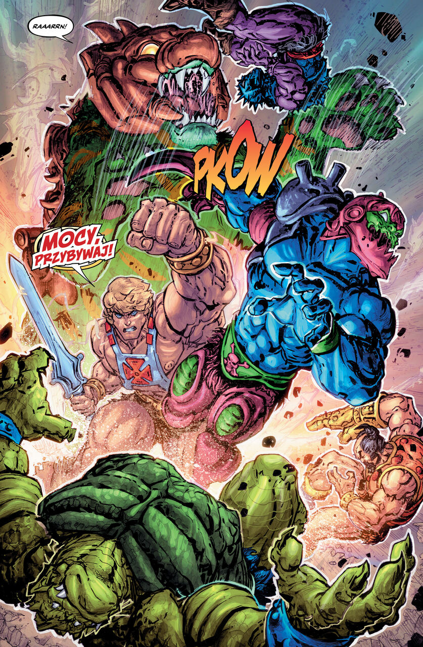 Nagle! Comics: plansze z He-man i władcy Wszechświata