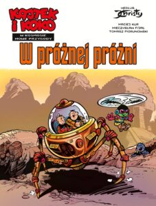 Kajtek i Koko w kosmosie – Nowe Przygody - tom 1: W próżnej próżni – okładka