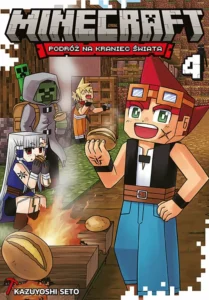 Minecraft: Podróż na kraniec świata - tom 4 – okładka