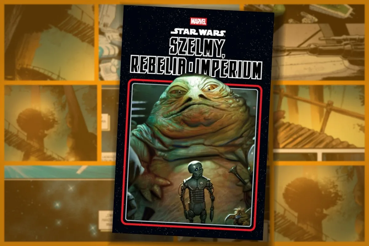 Plansze z komiksu Star Wars. Szelmy, rebelia i Imperium