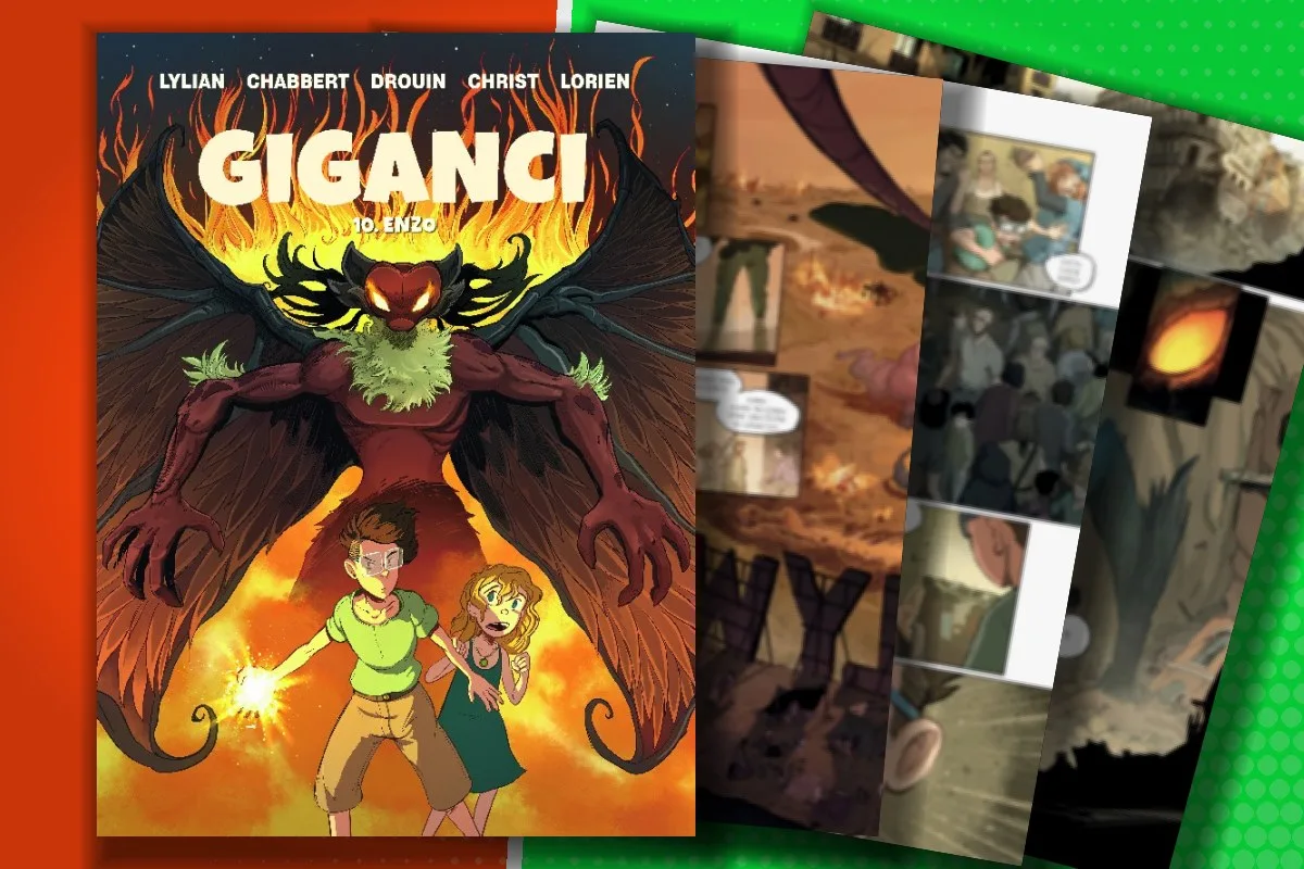 Giganci – tom 10: Enzo: plansze z nowego komiksu Egmontu