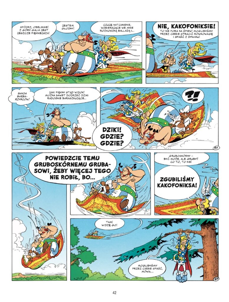 Asteriks – tom 28: Asteriks u Reszehezady — przykładowa plansza 2
