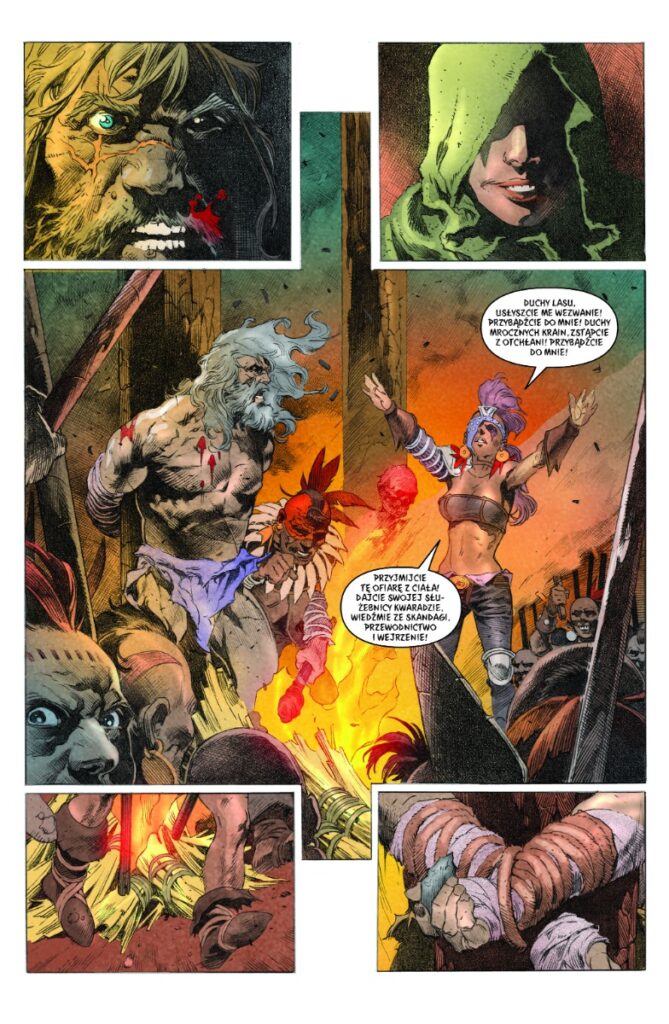 Conan – tom 10: Król Conan. Kroniki. Wilki i smoki — przykładowa plansza 2