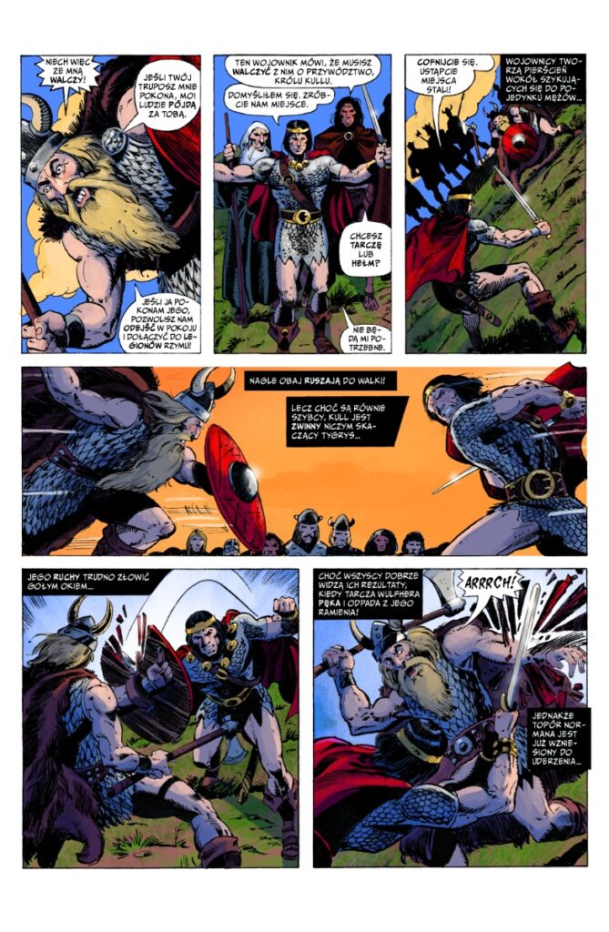 Conan – tom 10: Król Conan. Kroniki. Wilki i smoki — przykładowa plansza 3