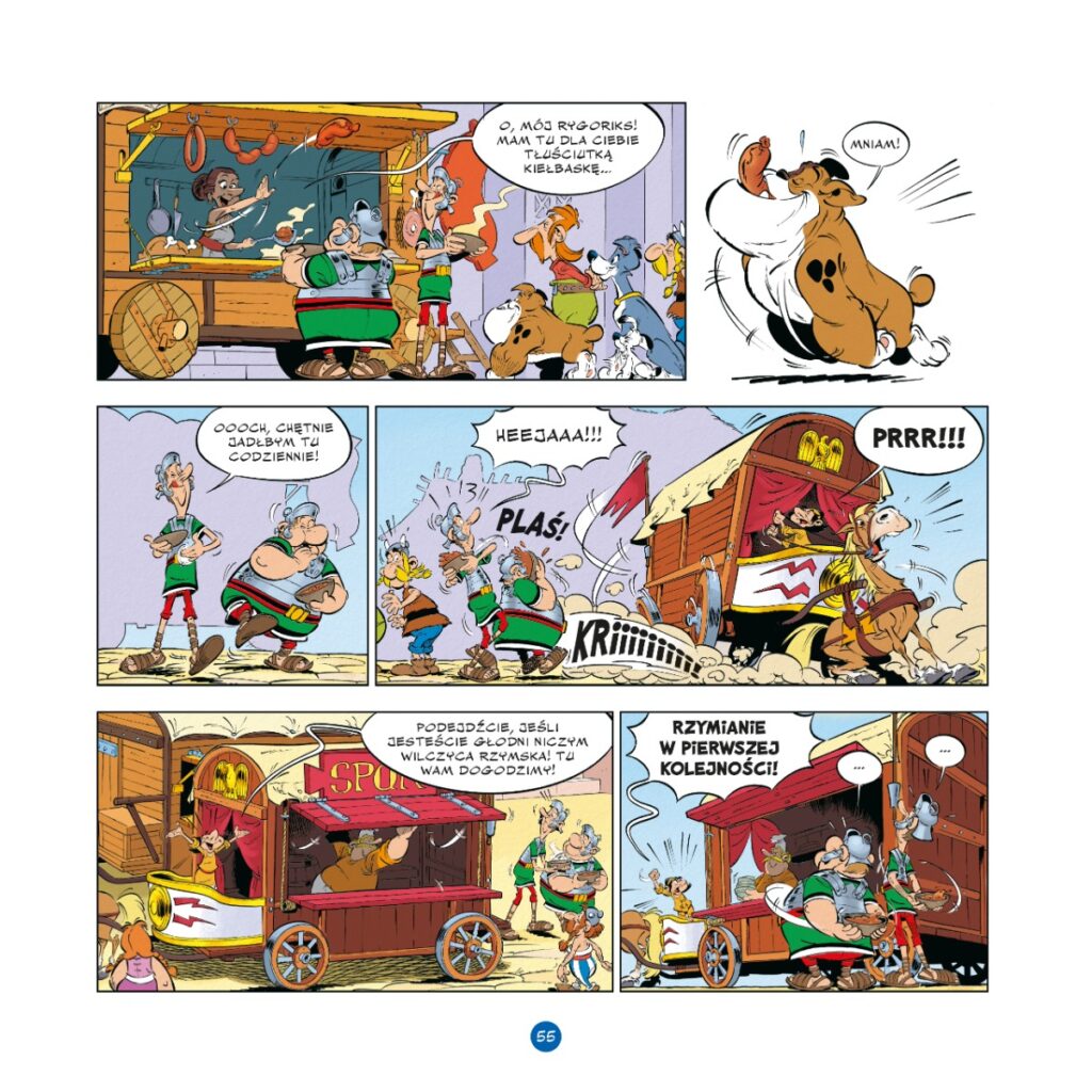 Idefiks i Nieugięci – tom 9: Skandaliks murem za swoimi — przykładowa plansza 3