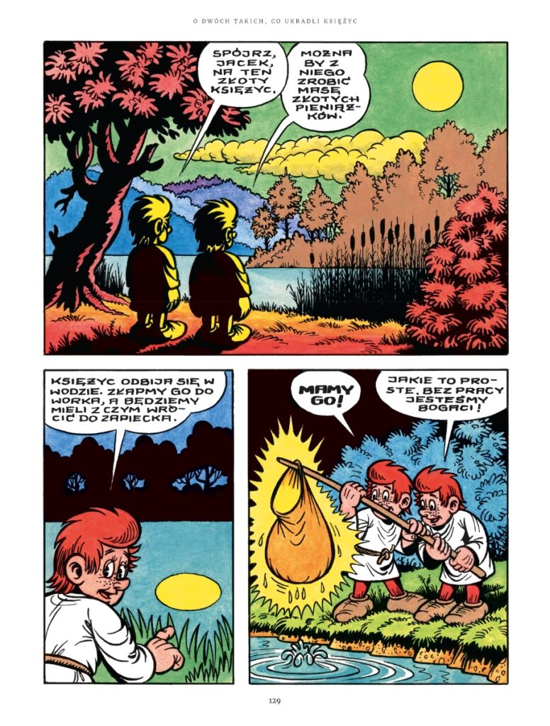Janusz Christa. Pan Paparura i pies Aj oraz inne historie. Komiksy różne — przykładowa plansza 4