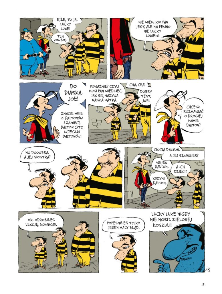 Lucky Luke. Jolly Jumper się nie odzywa — przykładowa plansza 2