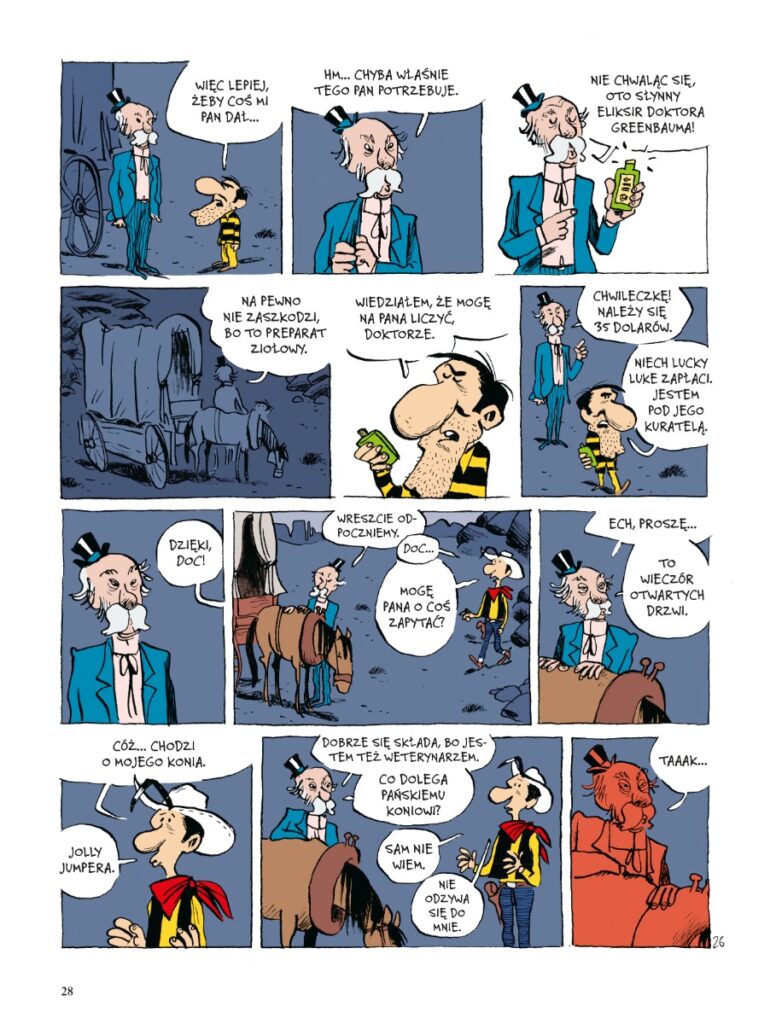 Lucky Luke. Jolly Jumper się nie odzywa — przykładowa plansza 3