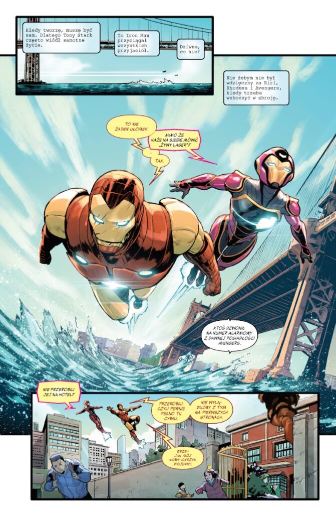 Niezwyciężony Iron Man – tom 1 — przykładowa plansza 1