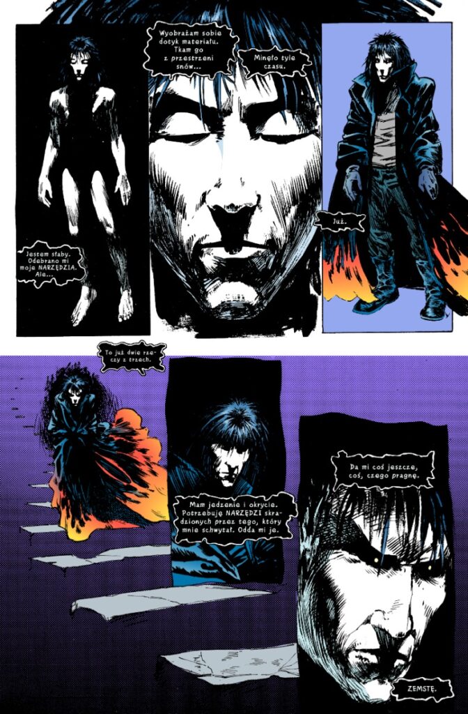 Sandman – tom 1: Preludia i nokturny – DC Compact — przykładowa plansza 1