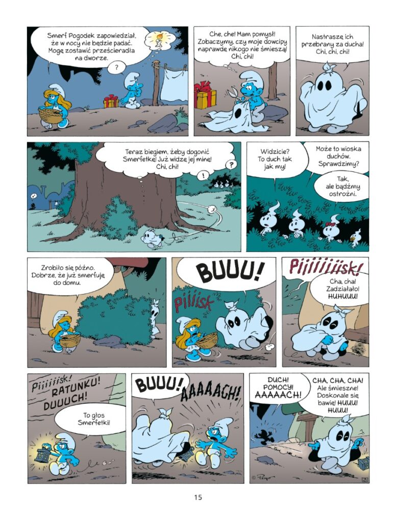 Smerfy. Świat Smerfów. Smerfy i Haloween — przykładowa plansza 2