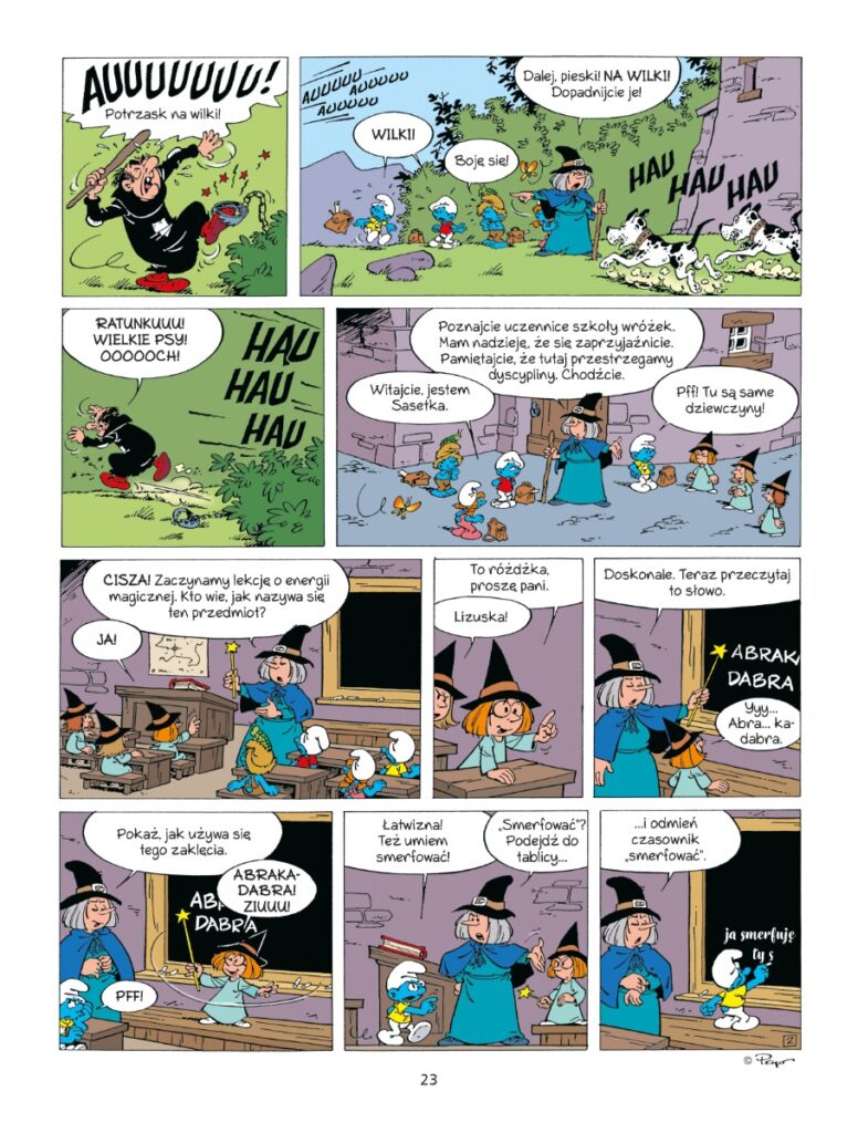 Smerfy. Świat Smerfów. Smerfy i Haloween — przykładowa plansza 3
