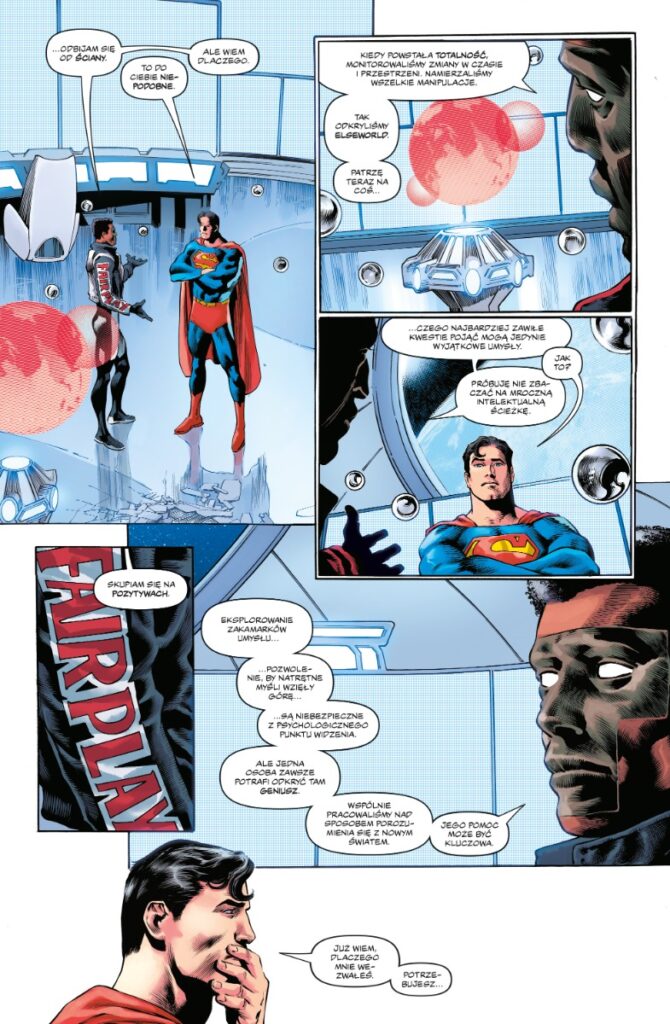 Superman – tom 2: Miłość i litość — przykładowa plansza 1