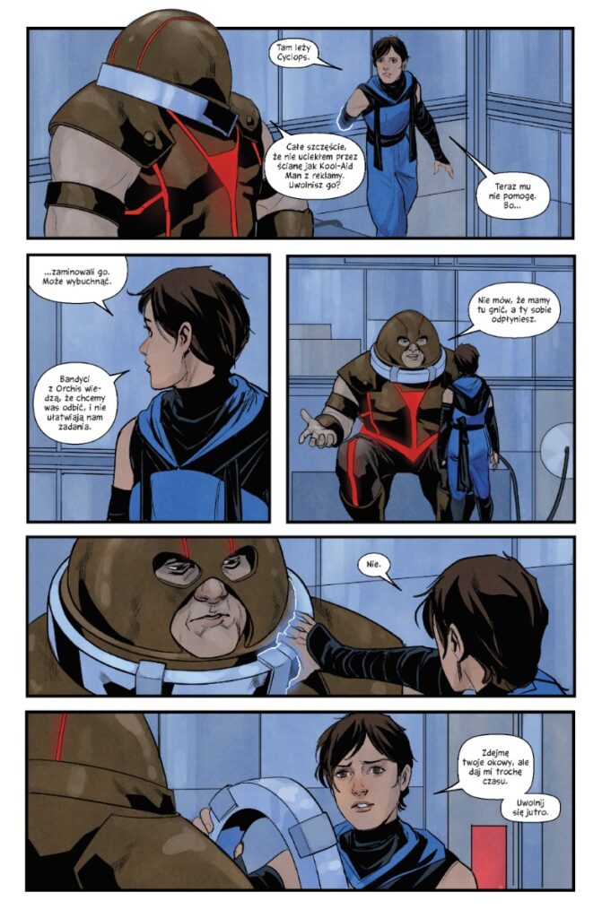 Upadek X. X-Men — przykładowa plansza 3